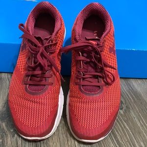 Red Under Armour Shoes (US Size 9)
